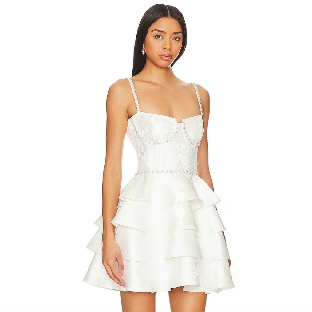 V. Chapman Luciana Corset Mini Dress